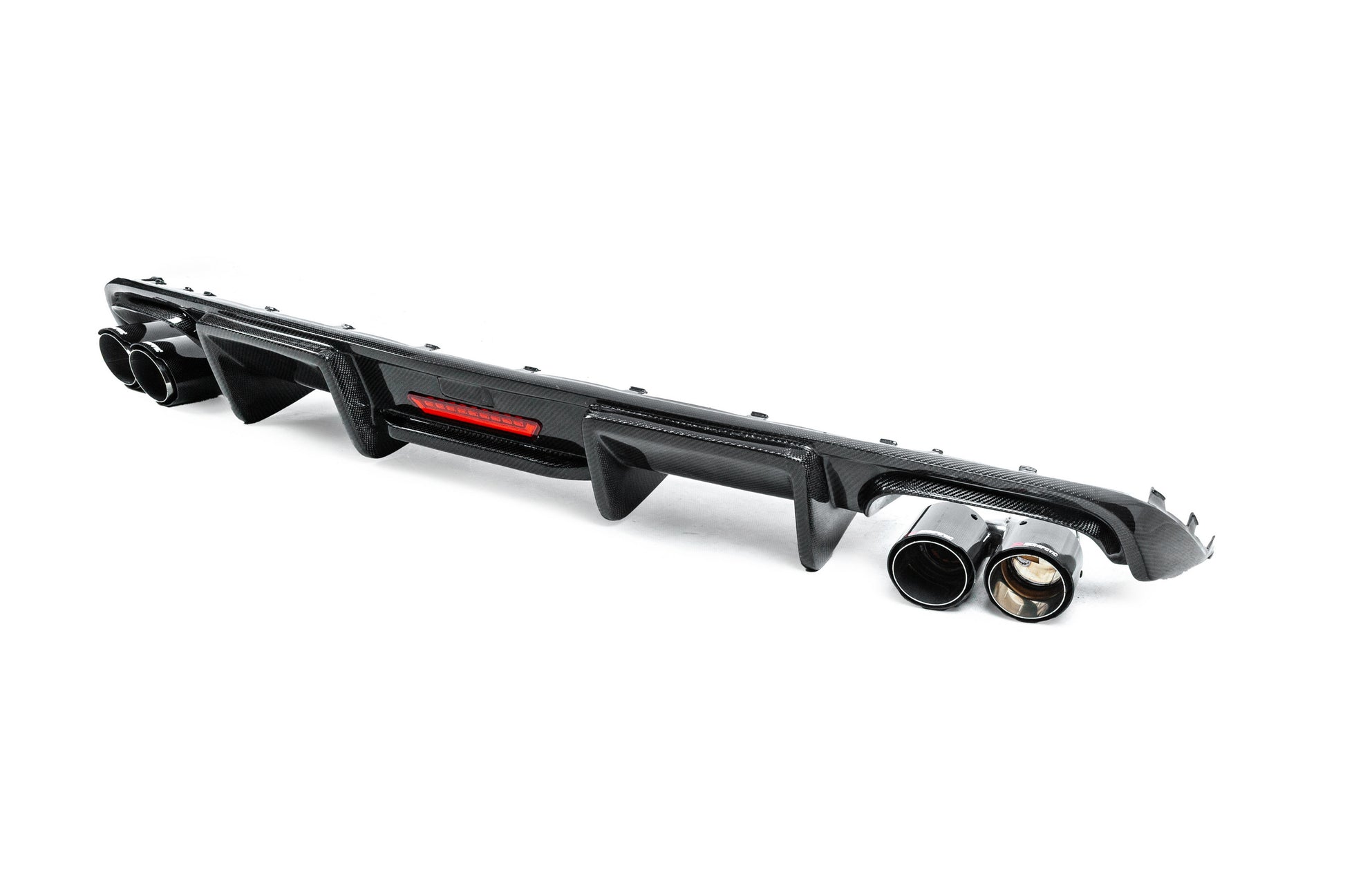 Rear Bumper Diffuser Carbon (for S-Line 2014-2018) for Audi A6 C7 2011-2017 - image 3