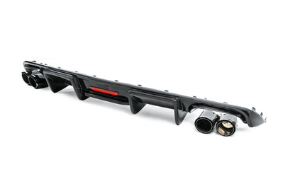 Rear Bumper Diffuser Carbon (for S-Line 2014-2018) for Audi A6 C7 2011-2017 - image 3
