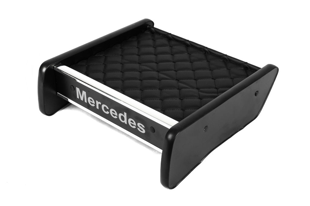 Dashboard Shelf (Black with Black Stitching) for Mercedes Vito W638 1996-2003 - image 1