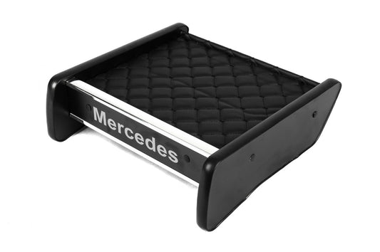 Dashboard Shelf (Black with Black Stitching) for Mercedes Vito W638 1996-2003 - image 1