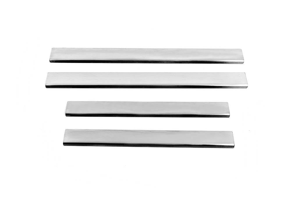 Door sills Carmos V3 (4 pcs, stainless steel) for Volkswagen Sharan 2010↗ - Reelken Auto