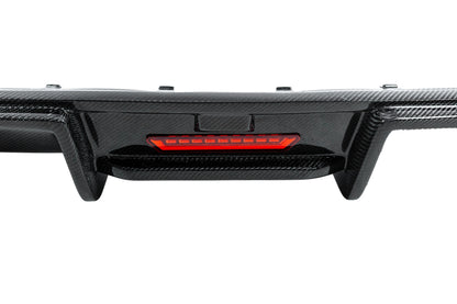 Rear Bumper Diffuser Carbon (for S-Line 2014-2018) for Audi A6 C7 2011-2017 - image 7