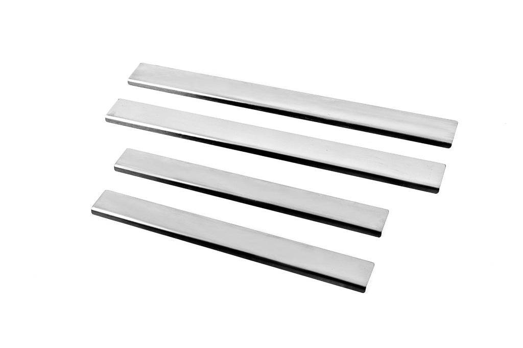 Door sills Carmos V3 (4 pcs, stainless steel) for Volkswagen Sharan 2010↗ - Reelken Auto