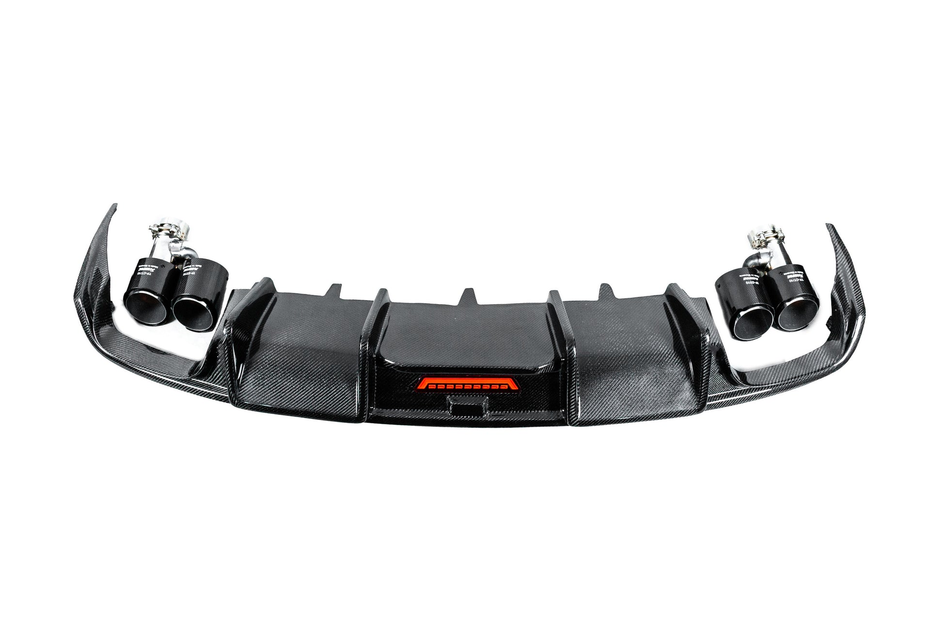 Rear Bumper Diffuser Carbon (for S-Line 2014-2018) for Audi A6 C7 2011-2017 - image 9