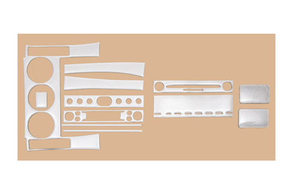 Dashboard Trim Kit (2004-2005, 12 pieces) for Land Rover Freelander I 1997-2006 - image 2