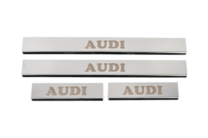 Door Sill Covers (4 pcs, Carmos) for Audi A4 B6 2000-2004 - image 1