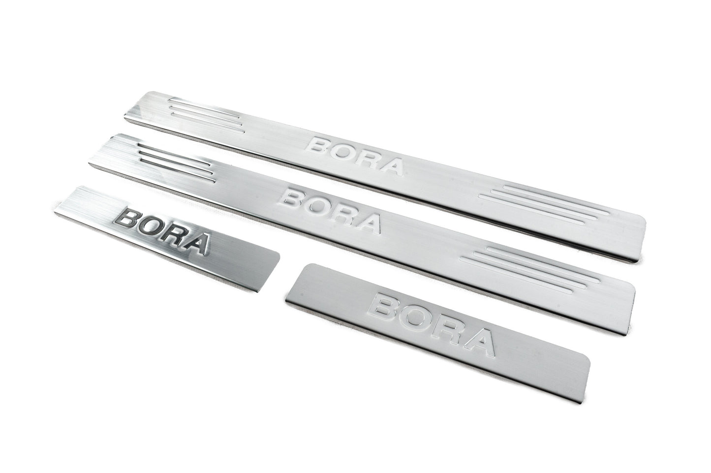 Door Sill Protectors OmsaLine (4 pcs, Stainless Steel) for Volkswagen Bora 1998-2004 - image 2