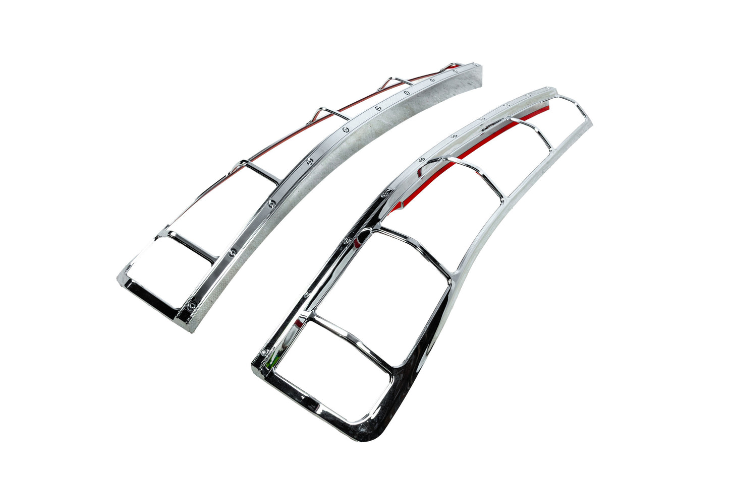 Chrome Tail Light Covers (2 pcs, plastic) for Honda CRV 2001-2006 - image 4