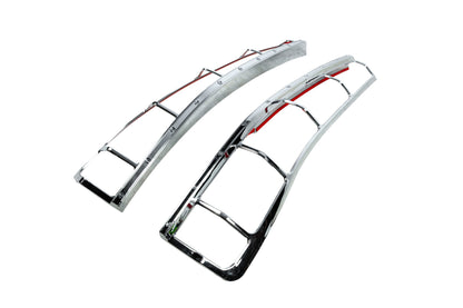 Chrome Tail Light Covers (2 pcs, plastic) for Honda CRV 2001-2006 - image 4