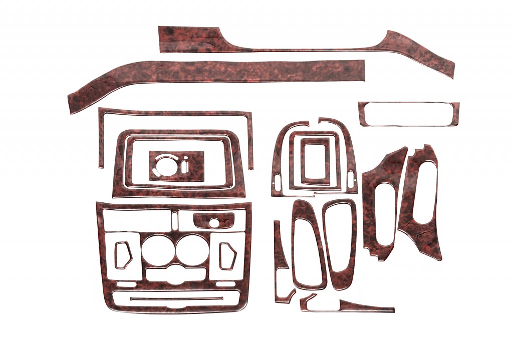 Dashboard Trim Covers (Meric, Full Set) for Mercedes Vito W639 2004-2014 - image 1