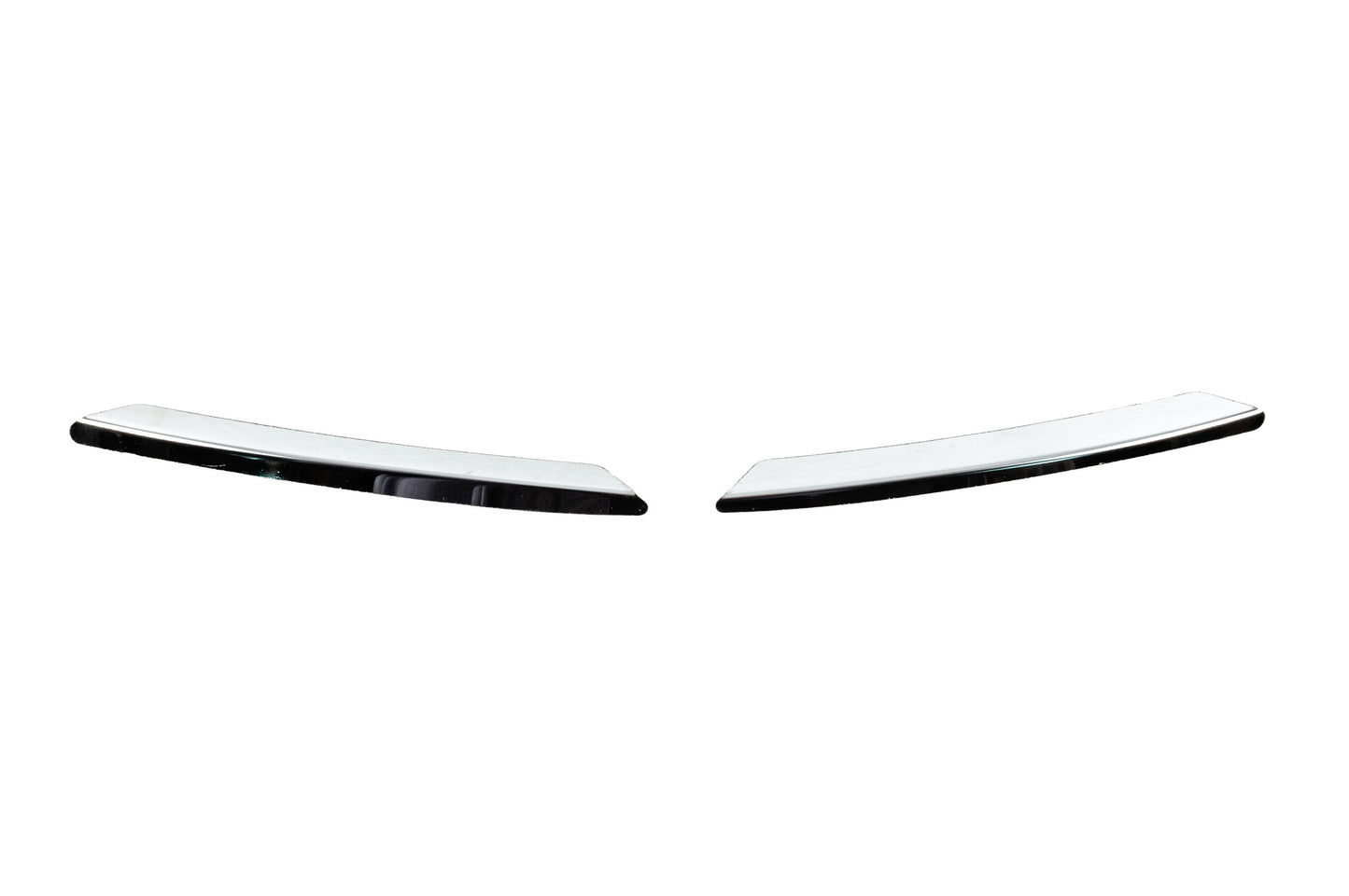 Stainless steel front bumper protectors (2009-2013, 2 pcs) for Skoda Yeti 2009-2017 - image 2
