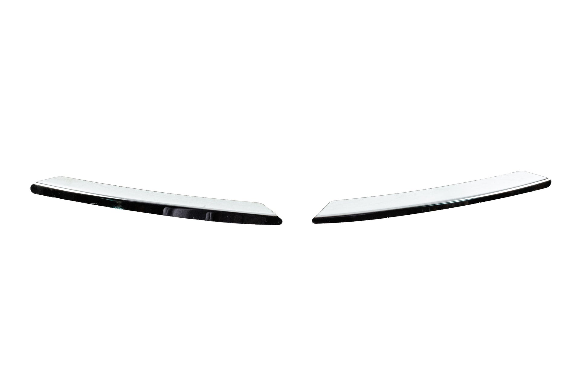 Stainless steel front bumper protectors (2009-2013, 2 pcs) for Skoda Yeti 2009-2017 - image 2