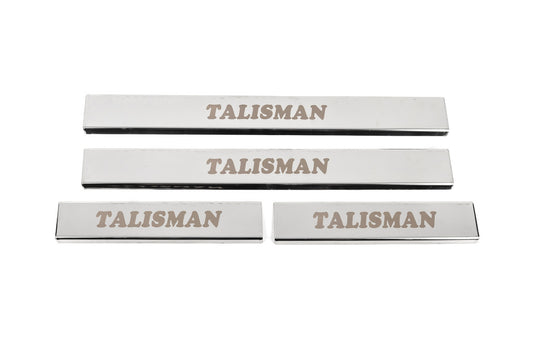 Door Sill Covers (4 pcs, Stainless Steel) for Renault Talisman 2015-2022 - image 1