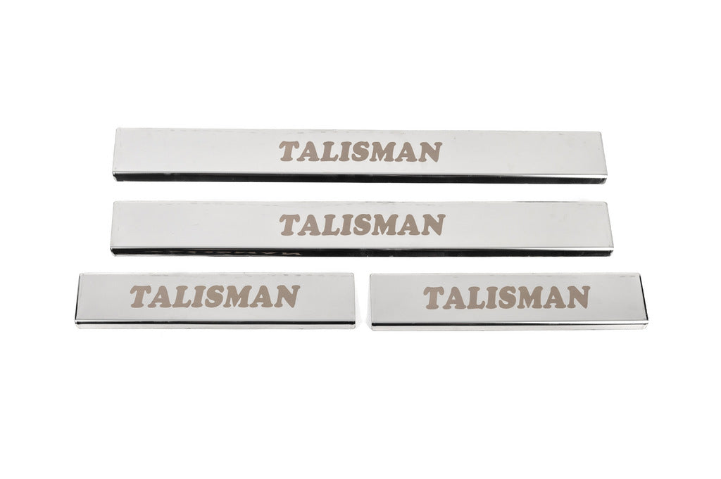 Door Sill Covers (4 pcs, Stainless Steel) for Renault Talisman 2015-2022 - image 1