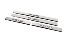 Door Sill Covers (4 pcs, Stainless Steel) for Nissan Navara 2006-2015 - image 2