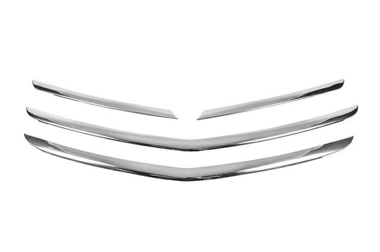 Grille trims (2014-2017, stainless steel) for Opel Insignia 2008-2017 - Reelken Auto