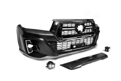Front bumper Rocco (for 2015-2020) for Toyota Hilux 2015- - image 1
