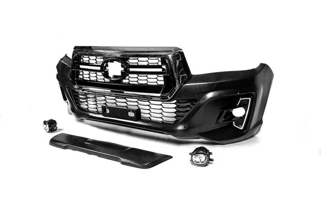 Front bumper Rocco (for 2015-2020) for Toyota Hilux 2015- - image 6