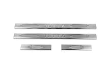 Carmos V2 Stainless Steel Door Sill Protectors (4 pcs) for Volkswagen Jetta 2006-2011 - image 2