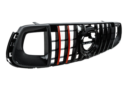 Front Grille GT Panamericana GT-R (for GLC 43 AMG/GLC 63 AMG/AMG-Line 2019-2022) for Mercedes GLC coupe C253 2016-2023 - image 6