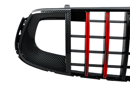 Front Grille GT Panamericana GT-R (for GLC 43 AMG/GLC 63 AMG/AMG-Line 2019-2022) for Mercedes GLC coupe C253 2016-2023 - image 7