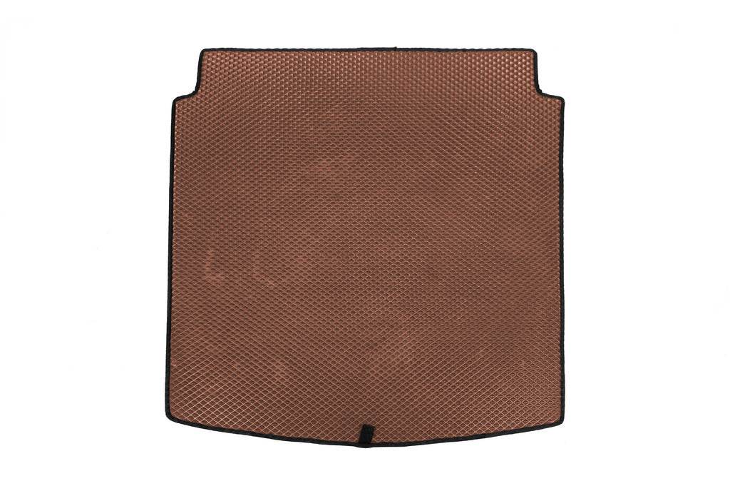 Trunk mat Sedan (EVA, Brown) for Audi A4 B8 2007-2015 - Reelken Auto