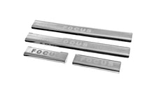 Stainless Steel Door Sill Protectors Carmos V2 (4 pcs) for Ford Focus I 1998-2005 - image 1