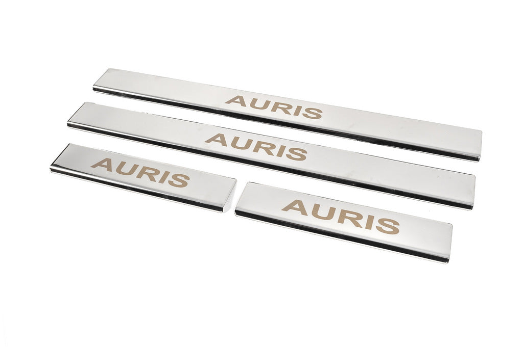 Door Sill Covers (4 pcs, Stainless Steel) for Toyota Auris 2012-2018 - image 2