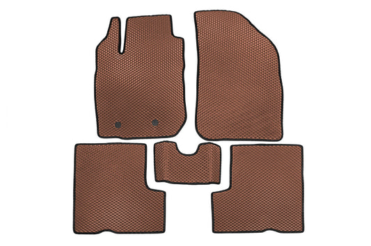 EVA Floor Mats (Brown) for Renault Duster 2008-2017 - image 1
