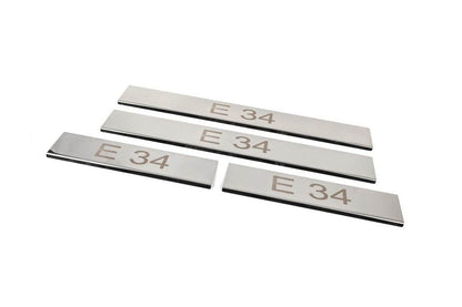 Threshold pads (4 pcs., Carmos V3) for BMW 5 series E-34 1988-1995 - Reelken Auto