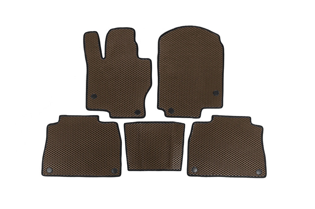 EVA Floor Mats (Brown) for Mercedes GLE W167 2018- - image 1