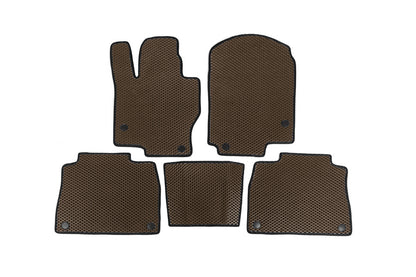 EVA Floor Mats (Brown) for Mercedes GLE W167 2018- - image 1