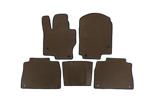 EVA Floor Mats (Brown) for Mercedes GLE W167 2018- - image 1