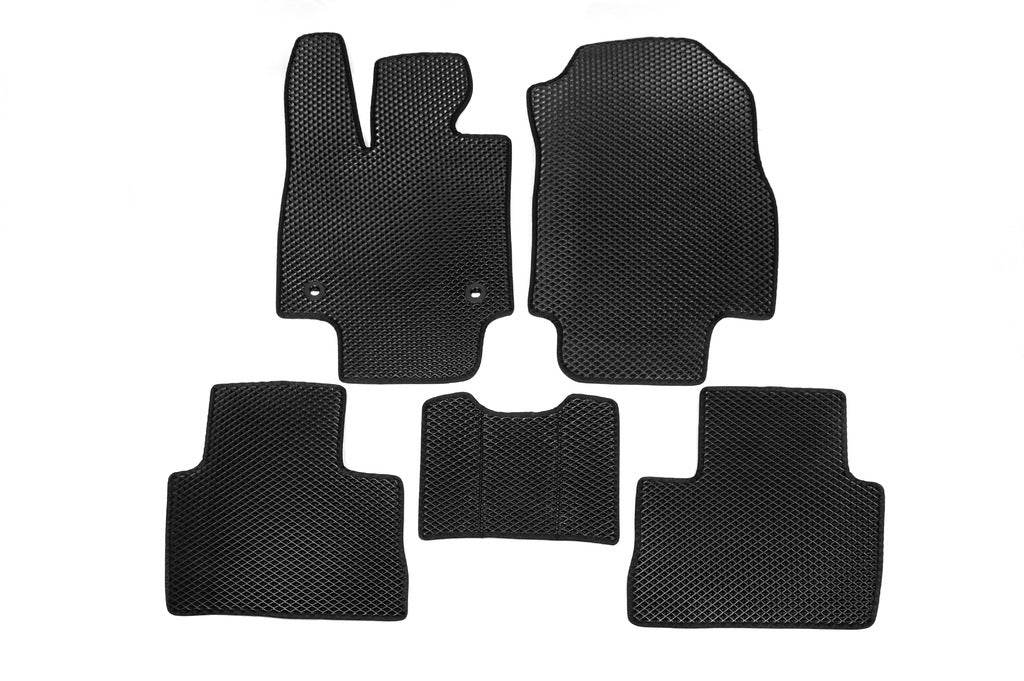 EVA floor mats, automatic transmission (black) for Toyota Rav 4 2019- - Reelken Auto