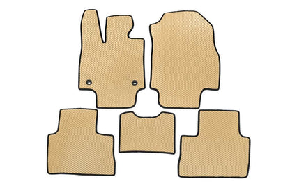 Mats EVA automatic transmission (Beige) for Toyota Rav 4 2019- - Reelken Auto