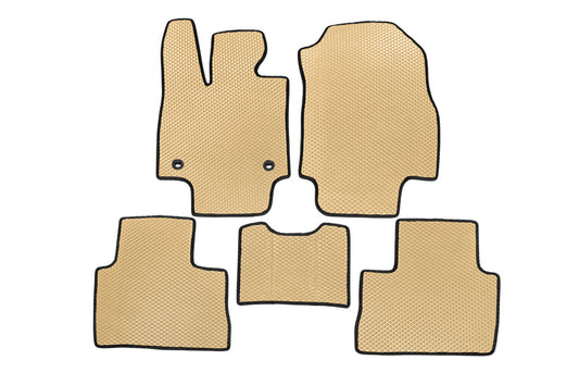 EVA Floor Mats Automatic Transmission (Beige) for Toyota Rav 4 2019- - image 1
