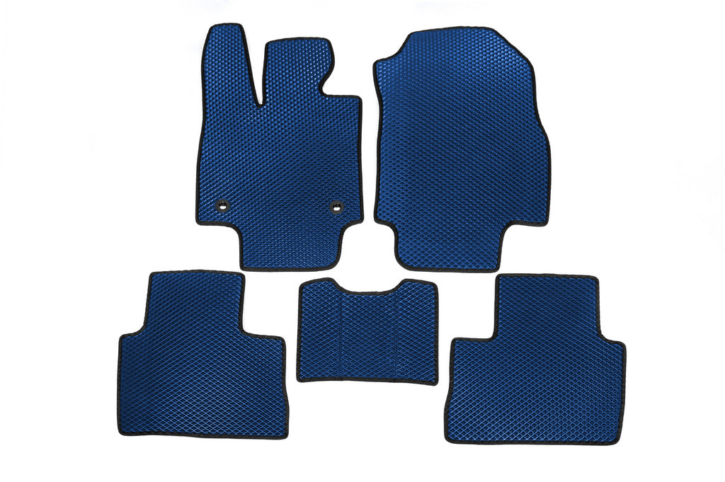 EVA Floor Mats Automatic Transmission (Blue) for Toyota Rav 4 2019- - image 1