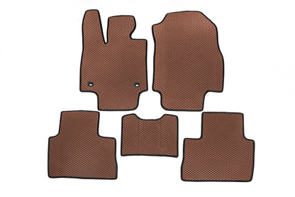EVA Floor Mats Automatic Transmission (Brown) for Toyota Rav 4 2019- - image 1