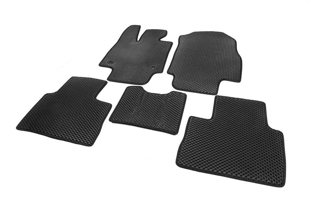 EVA floor mats, automatic transmission (black) for Toyota Rav 4 2019- - Reelken Auto