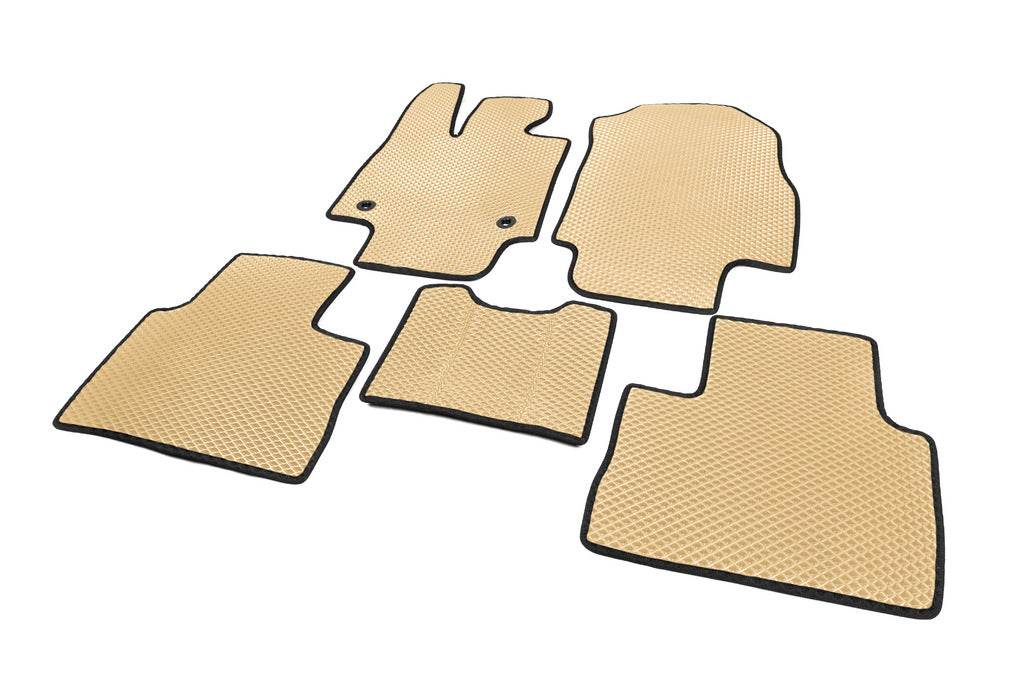 Mats EVA automatic transmission (Beige) for Toyota Rav 4 2019- - Reelken Auto