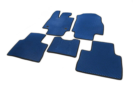 Mats EVA automatic transmission (Blue) for Toyota Rav 4 2019- - Reelken Auto