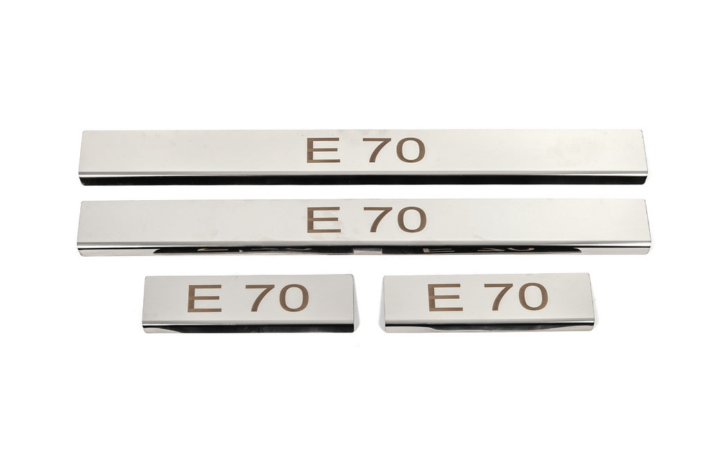 Door Sill Covers (4 pcs, Stainless Steel) for BMW X5 E70 2007-2013 - image 7