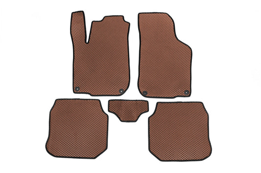 EVA Floor Mats (Brown) for Volkswagen Bora 1998-2004 - image 1