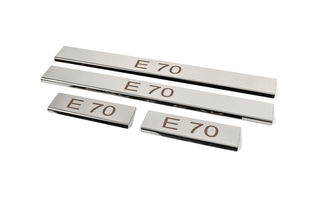 Door Sill Covers (4 pcs, Stainless Steel) for BMW X5 E70 2007-2013 - image 8