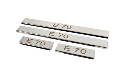 Door Sill Covers (4 pcs, Stainless Steel) for BMW X5 E70 2007-2013 - image 8