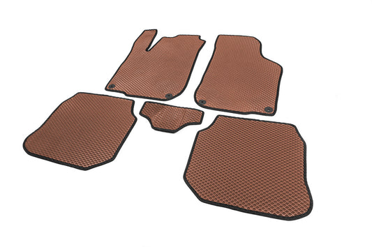 EVA Floor Mats (Brown) for Volkswagen Golf 4 1997-2006 - image 2