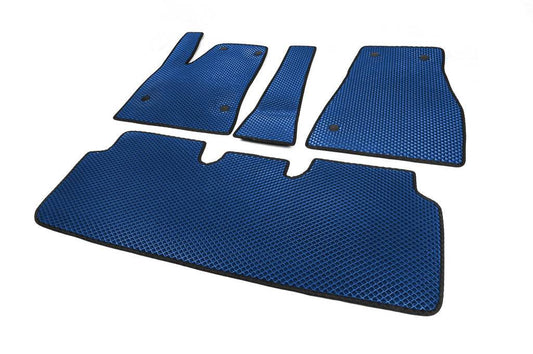 EVA Mats (2012-2021, Blue) for Tesla Model S - Reelken Auto
