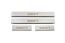 Door Sill Covers (4 pcs, Stainless Steel) for Suzuki Swift 2010-2017 - image 2