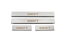 Door Sill Covers (4 pcs, Stainless Steel) for Suzuki Swift 2005-2010 - image 1