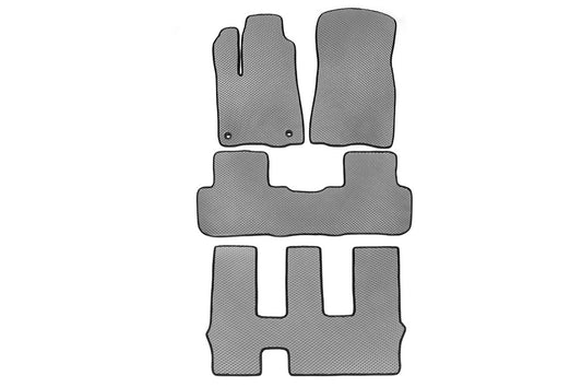 EVA Floor Mats (3 Rows, Gray) for Toyota Highlander 2013-2019 - image 1